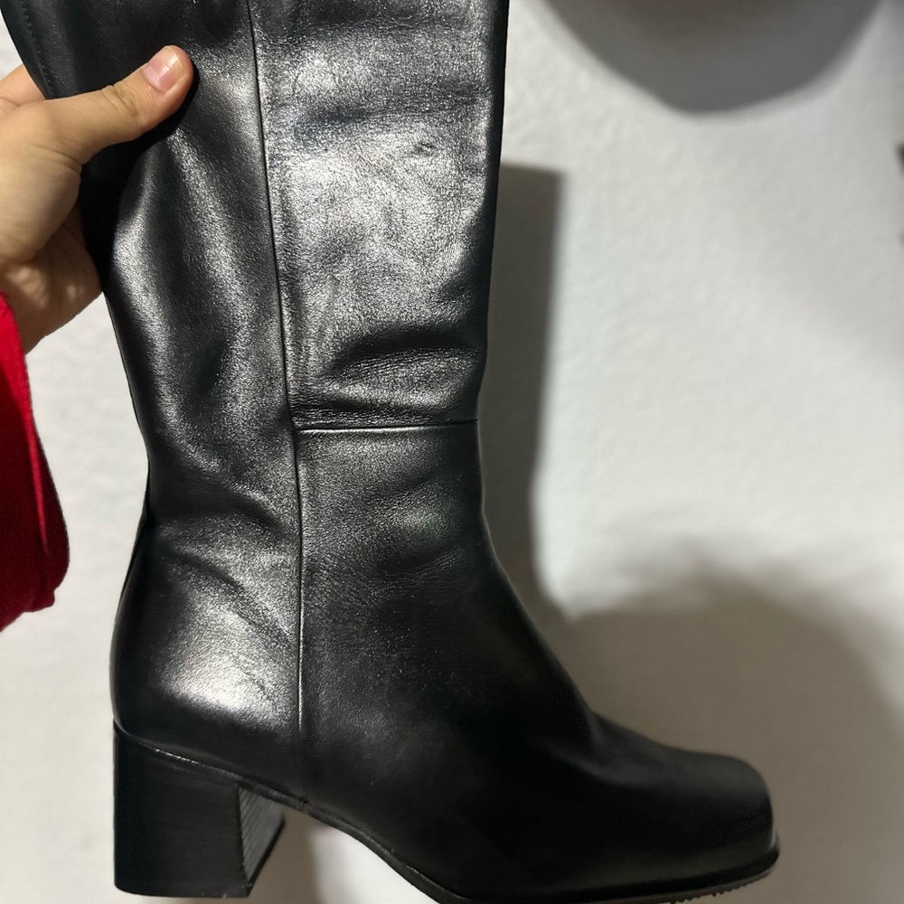 Easy Spirit Black Heeled Boots